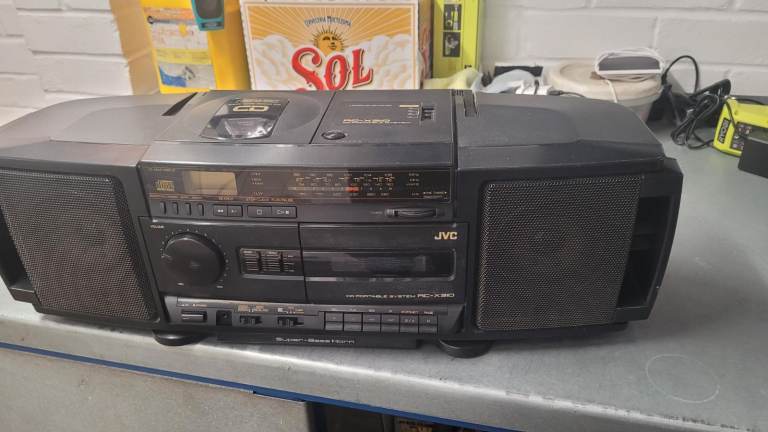 JVC RC-X310 CD Portable System Boombox  Tested in perfect working order  comes with power lead