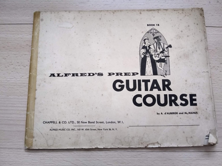 Alfred's Prep Guitar Course.  Acceptable condition.  1960s approx