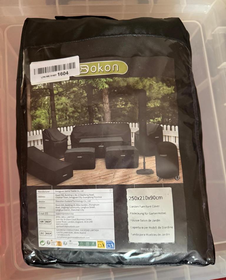 Garden furniture cover 250x210x90cm 