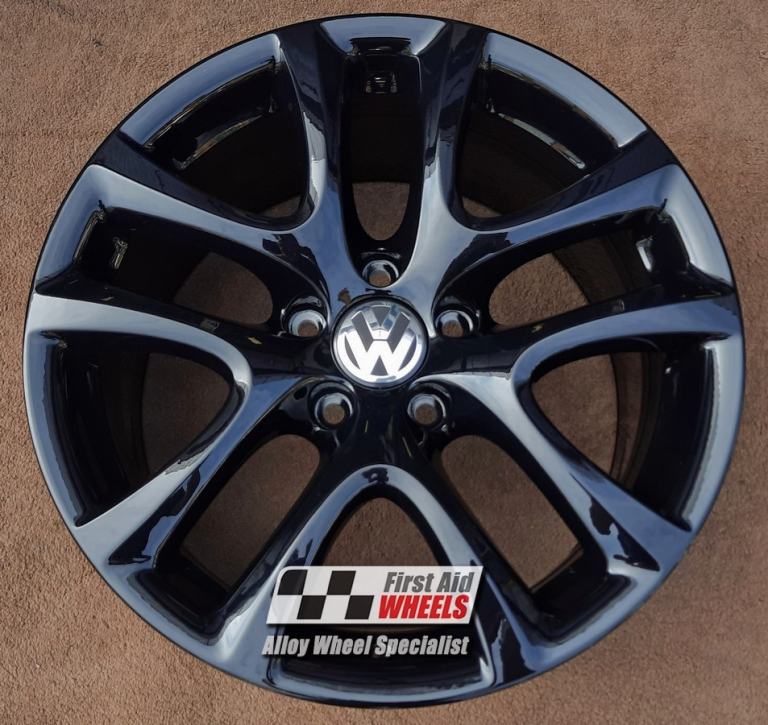 R471BG SWAP for Ours VW SCIROCCO 4x 17'' GENUINE DONINGTON GLOSS BLACK ALLOY WHEELS