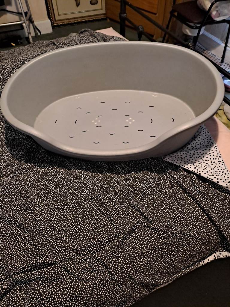 Plastic dog bed 