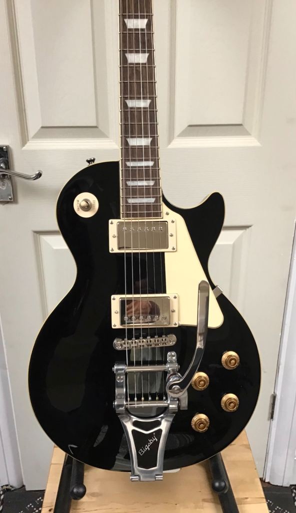 *BRAND NEW* Epiphone Les Paul Standard LIMITED BIGSBY EDITION Luxury Case. Rhiwbina.