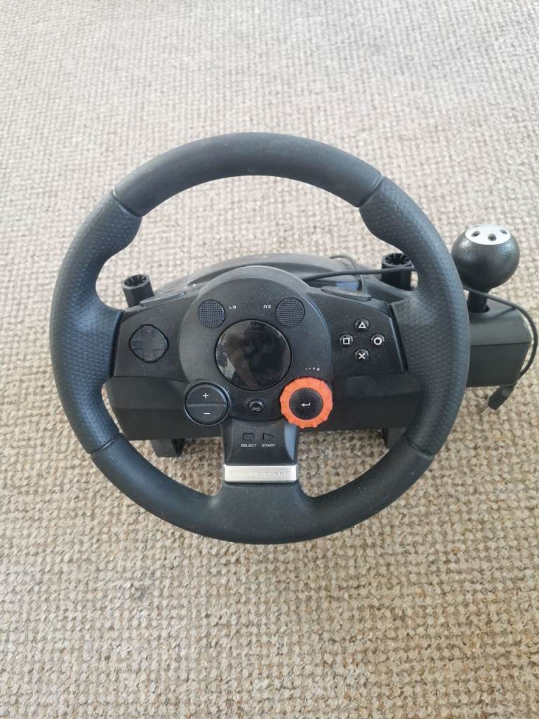 Logitech Driving force steering wheel and pedals 