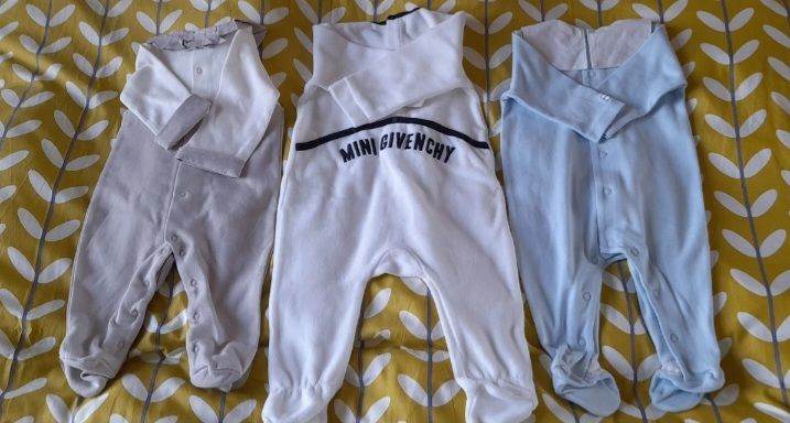 Givenchy, Laranjhina, Emile et Rose Babygrows New