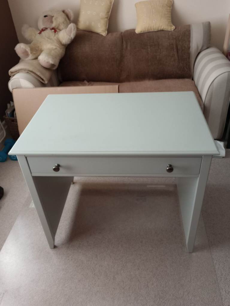 Desk with single drawer (grey)