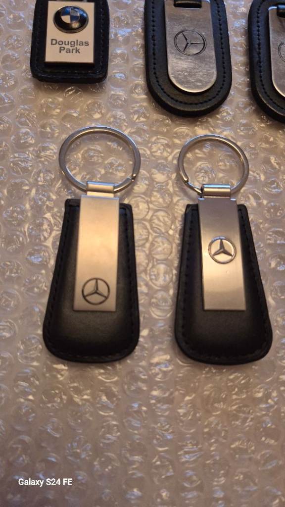 BMW, Mercedes, Audi Keyrings – Brand New, Leather & Metal