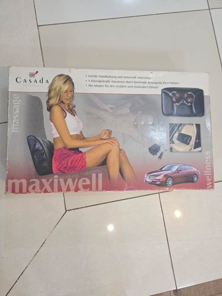 Casada Maxiwell massage cushion for home and auto use