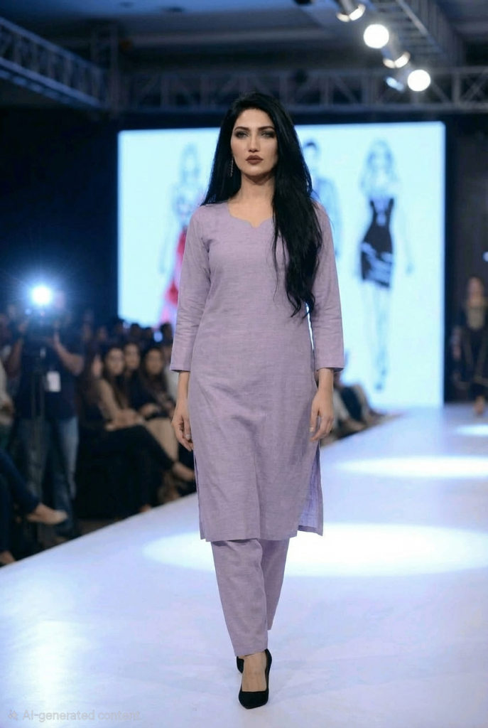 ✨ FINAL PIECE ALERT: Elegant Lilac Premium Khadder Salwar Kameez - Size LARGE Only! ✨