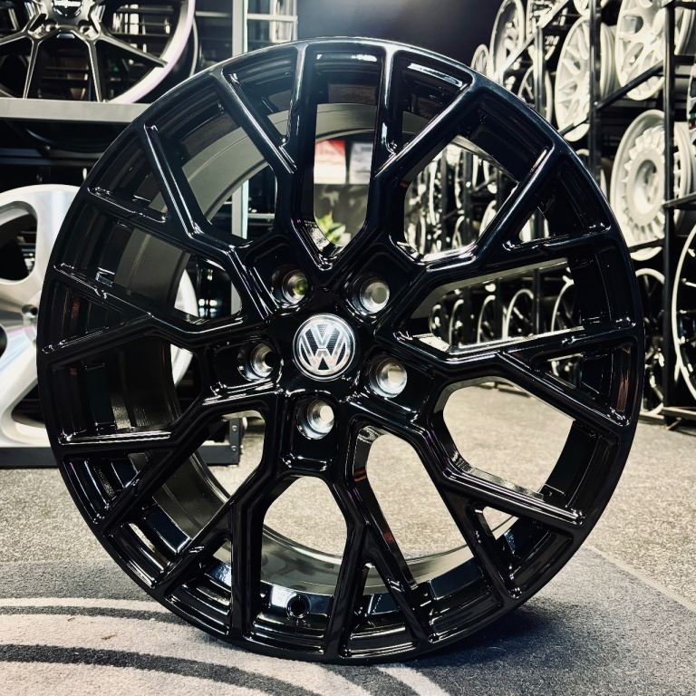 18” Load Rated VW Transporter T5 T6 Alloys New Black 1000KG Wheels