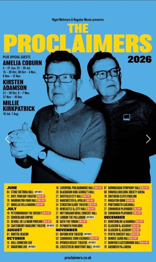 The Proclaimers x 2 Tickets