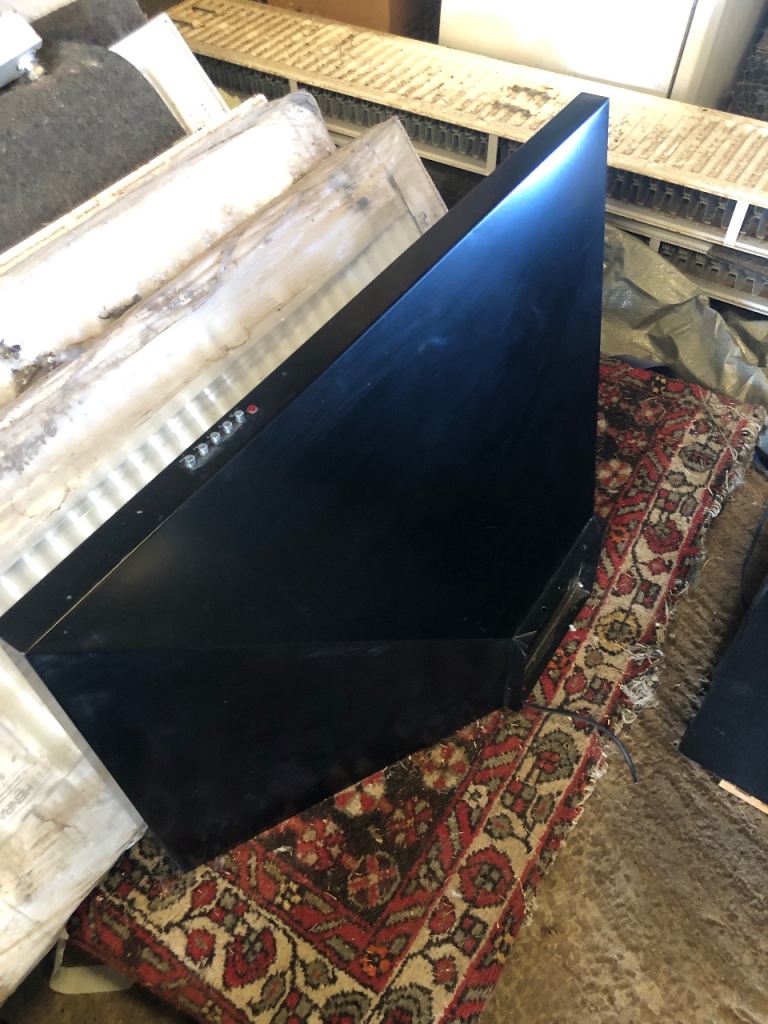Black stylish double cooker hood