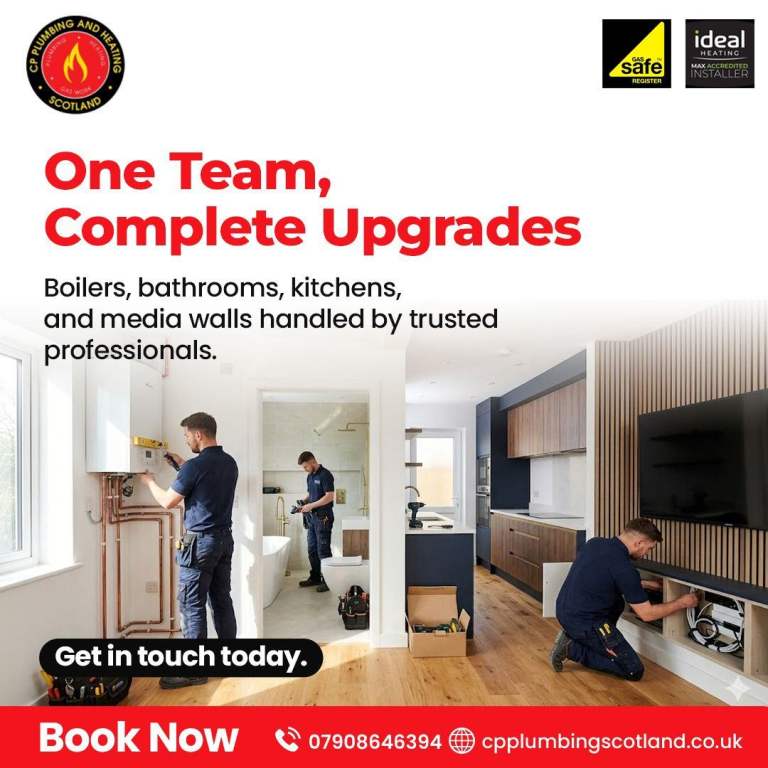 Plumbing heating and gas engineer