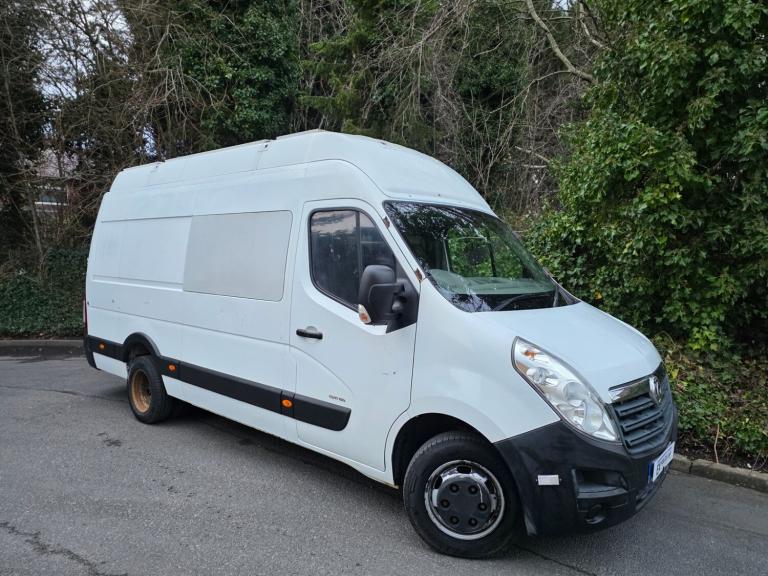 2013 VAUXHALL MOVANO 2.3 CDTI 150 4500 LWB HIGH ROOF CREW VAN CAMPER EX POLICE 