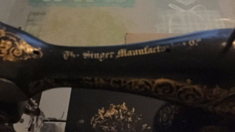 Vintage Singer sewing machine