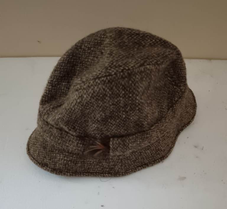 Harris Tweed Vintage Hat and Donegal Tweed Vintage Cap