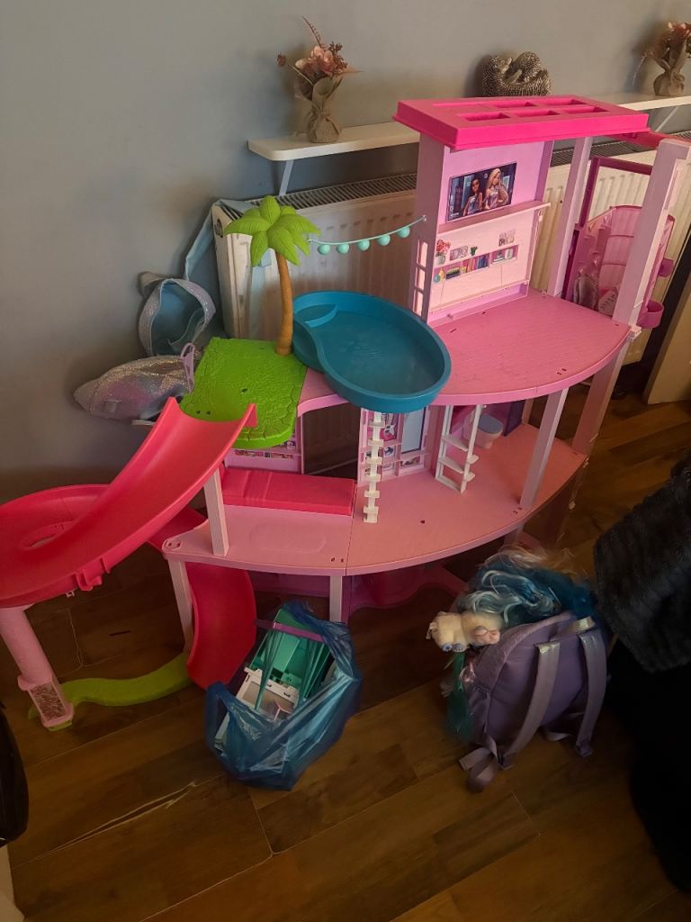 Barbie dream house and Barbie’s 
