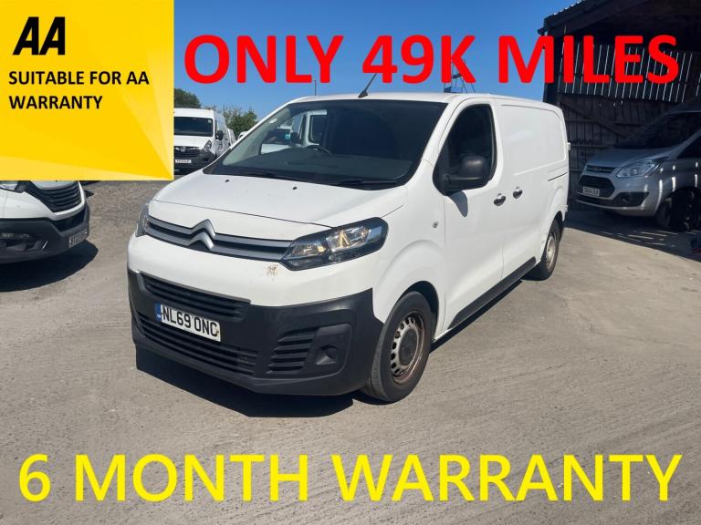 2019 Citroen Dispatch 1400 2.0 BlueHDi 120 Van X PANEL VAN Diesel Manual