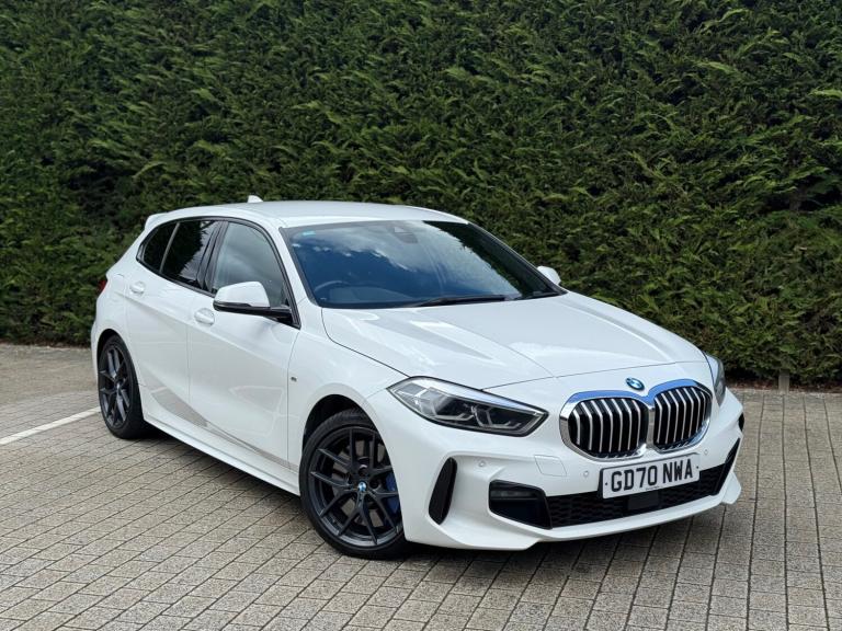 2021 [70] BMW 1 SERIES 118D 2.0 DIESEL M SPORT AUTO WHITE NEW SHAPE 122K FSH