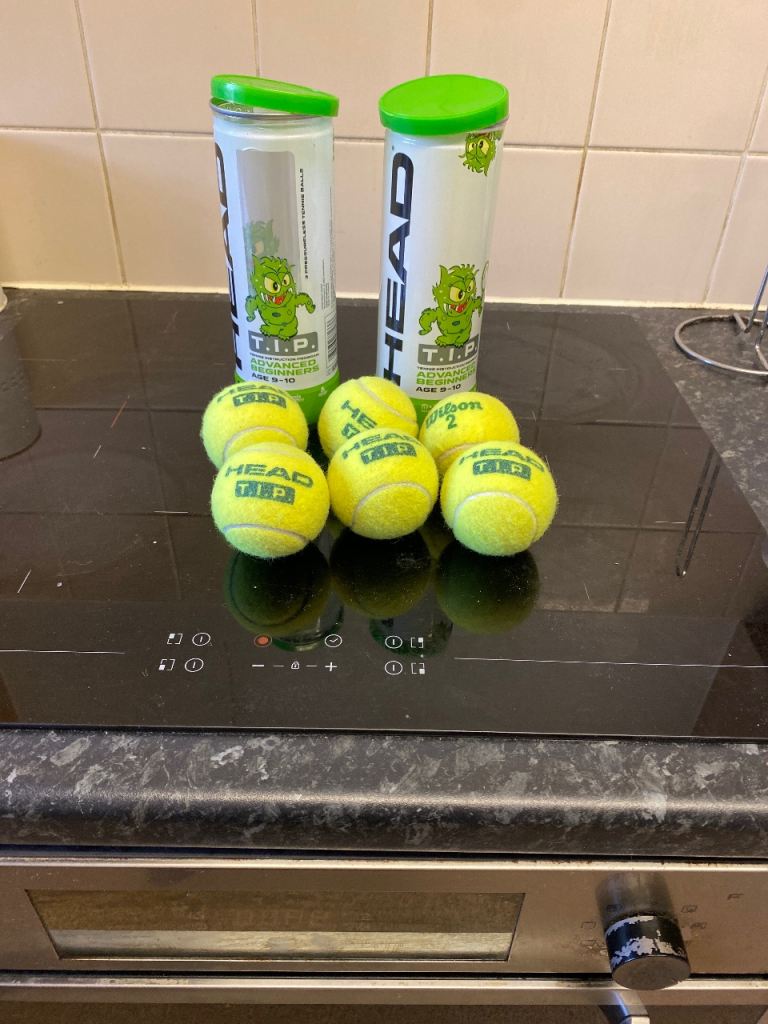 Head T.I.P. Tennis Balls - 6 Yellow Balls with 2 Tubes