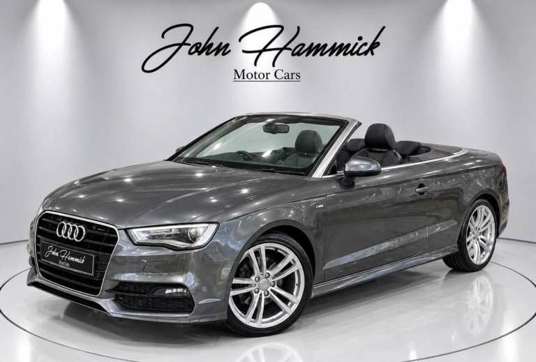 2015 Audi A3 Cabriolet 1.4 TFSI CoD S line S Tronic Euro 6 (s/s) 2dr Convertible Petrol Automatic