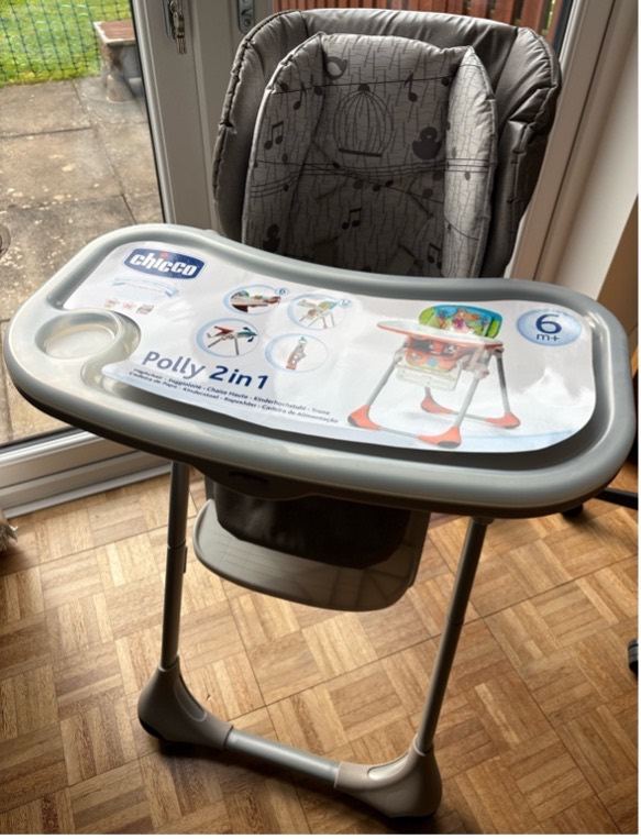 Chicco Polly 2 in 1 (High chair) 6m+