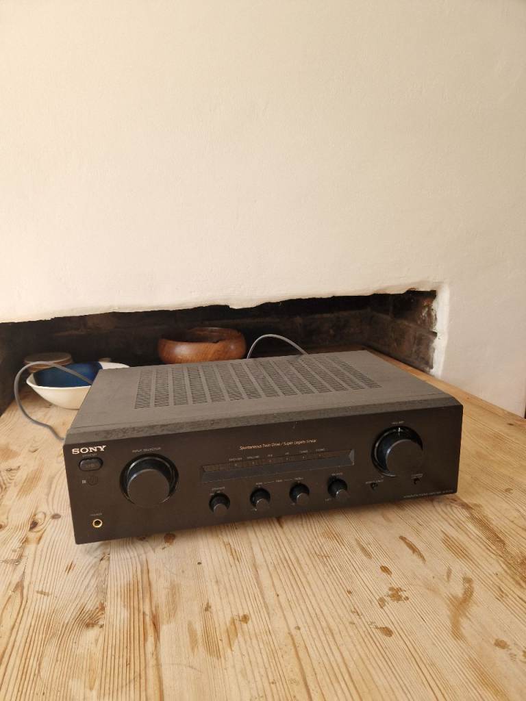 Sony TA-FE370 Stereo Amplifier - Black, Good Condition