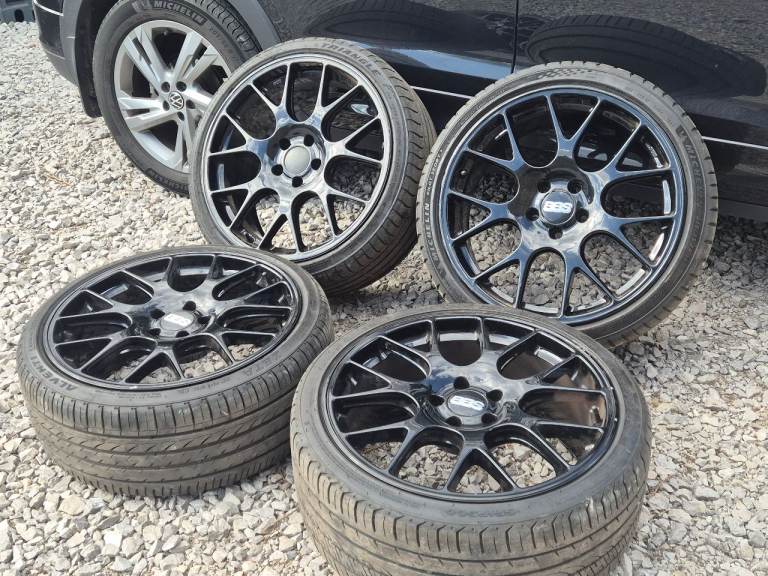 🌟Genuine Bbs ch126 19 inch alloy wheels 5x112 with TYRES 7M++ GOLF GTI/GTD/R CADDY AUDI PASSAT 