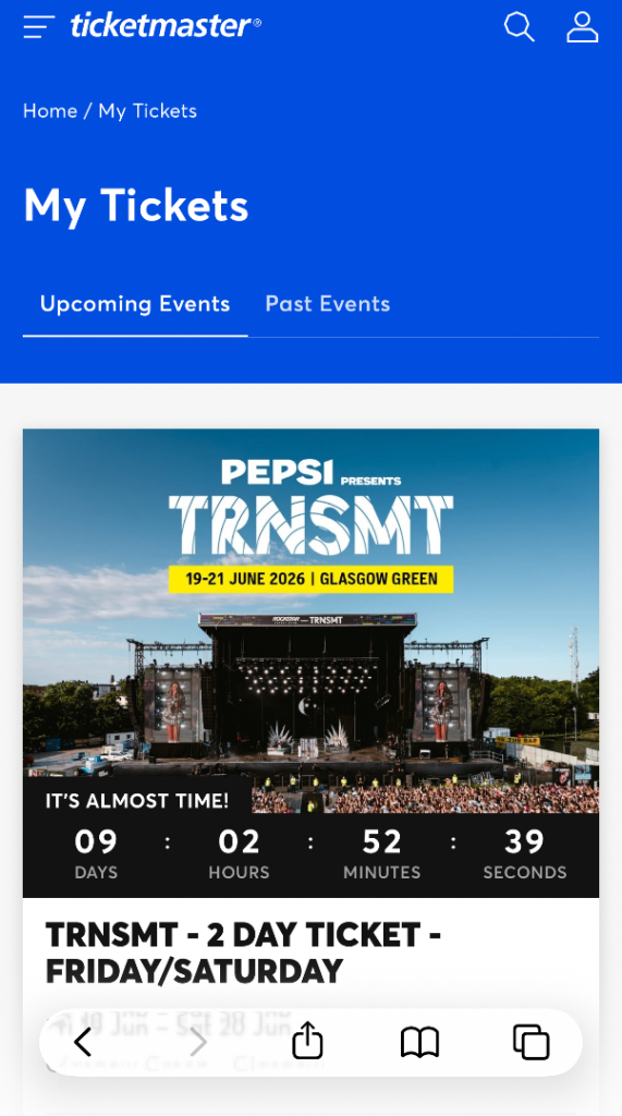 Full trnsmit weekend tickets for 2 people 
