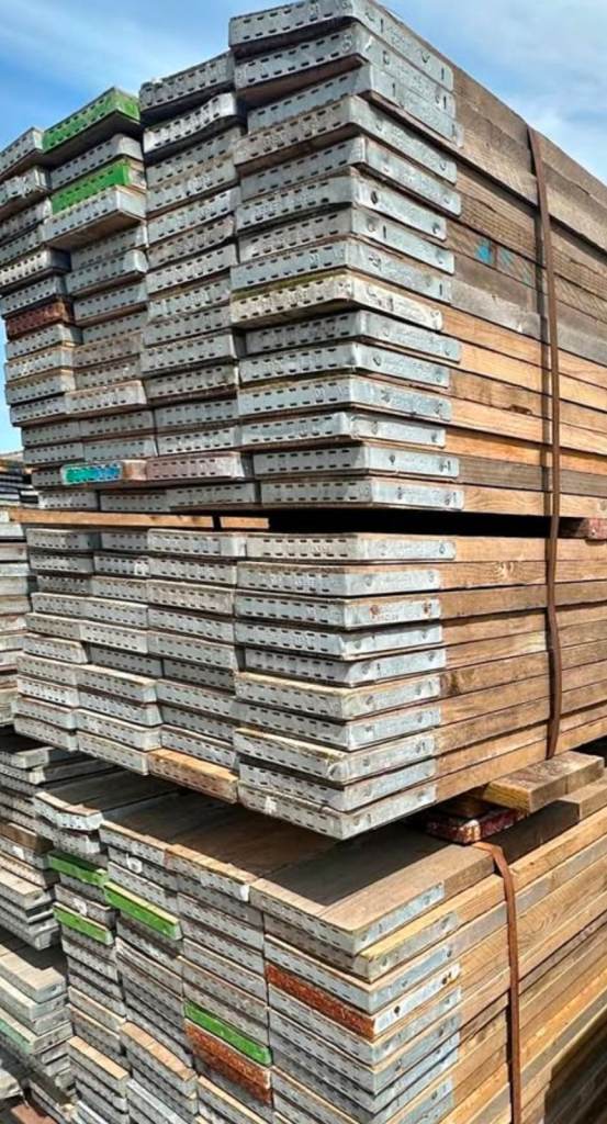 Used Timber and Metal Formwork Boards for Sale