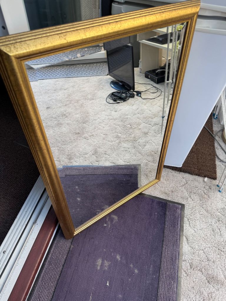 Gold Framed Mirror – Good Condition