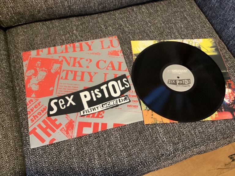 Sex Pistols Very RARE LP record Filthy Lucre Live 