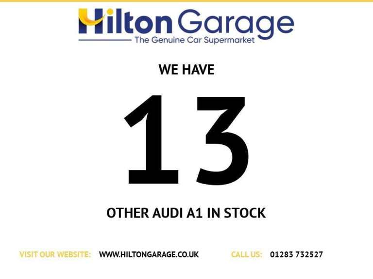 2019 Audi A1 1.0 TFSI 30 S line Sportback 5dr Petrol Manual Euro 6 (s/s) (116 ps) - CRUI HATCHBAC...