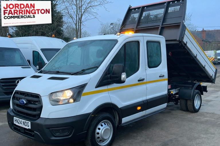 2024 FORD TRANSIT ALLOY ONE-STOP BODY RWD CREW CAB TIPPER UTILITY SPEC *AIR-CON*