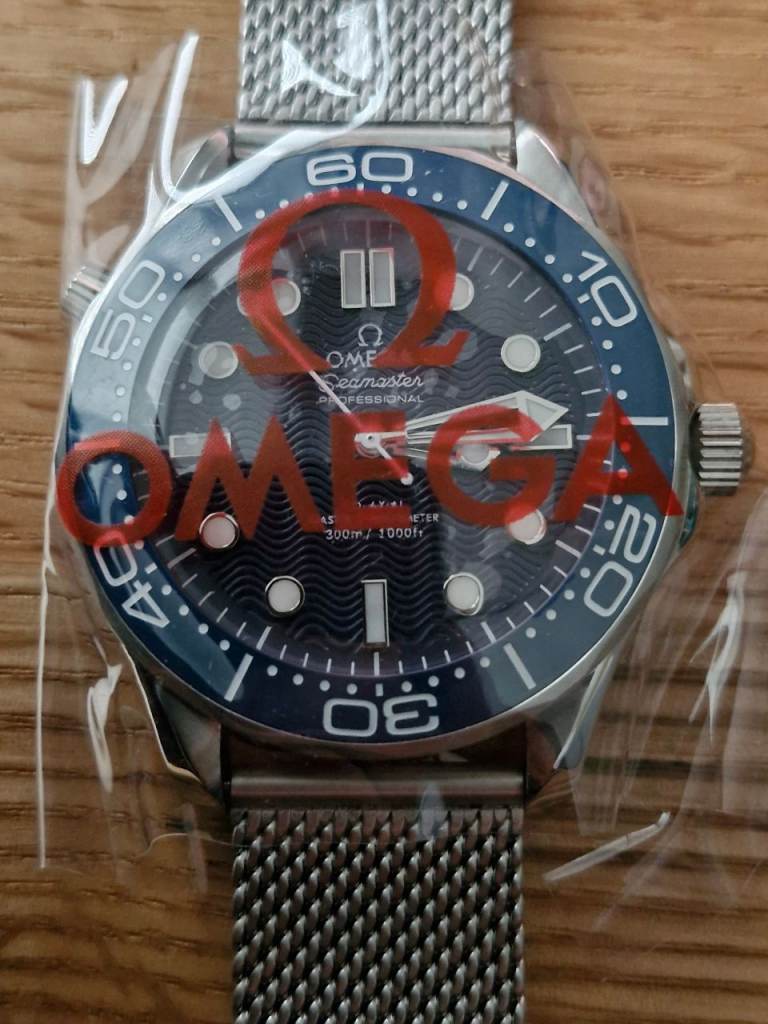 Omega Seamaster Diver 300M Watch – JamesBond 60th Anniversary, Brand New