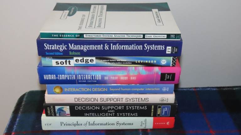 Computing Information System Expert Books Bundle Vintage IT Management Tech Resell Clearance Lot IG3