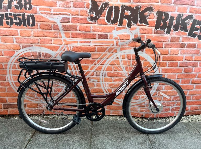 Ladies assist electric bikes 17” frame 26” wheels £325