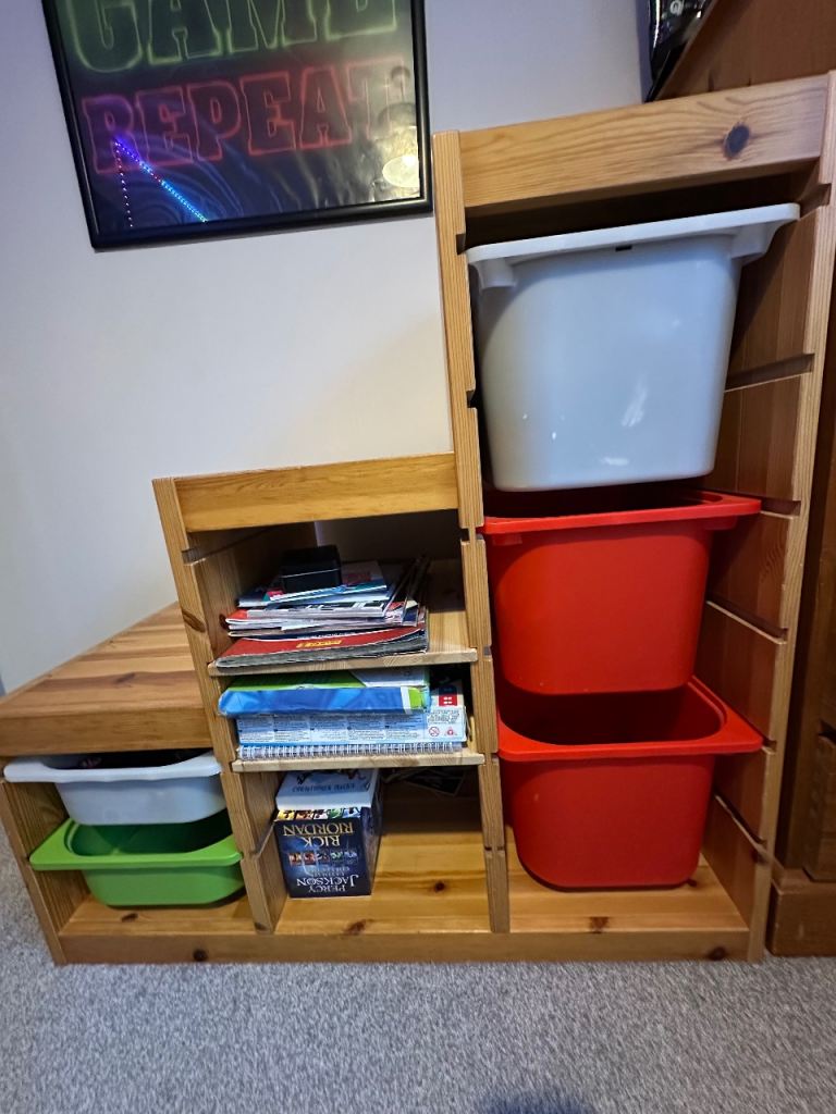Stepped Trofast storage unit