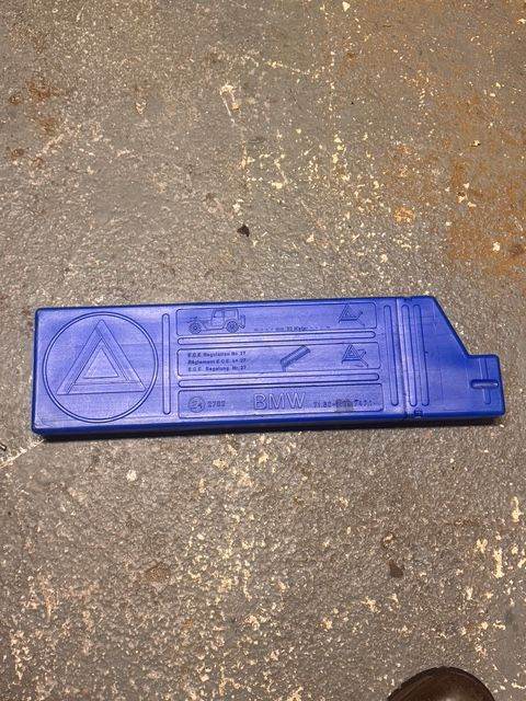 BMW GENUINE WARNING TRIANGLE 