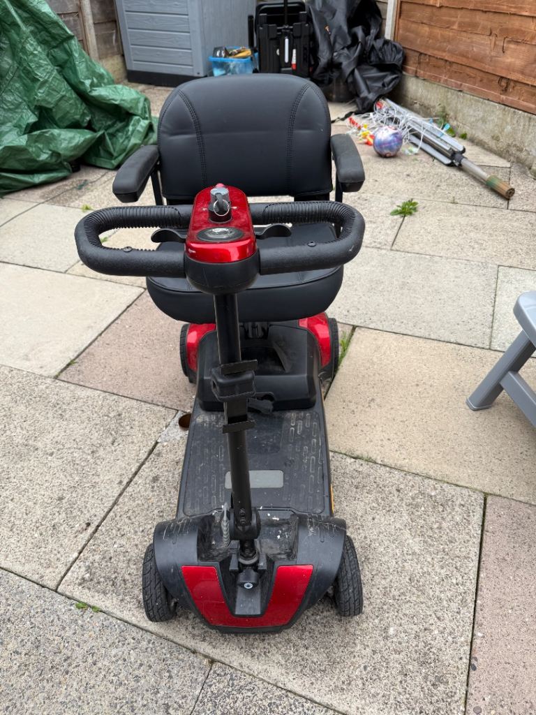 Mobility Scooter – Red and Black, Good Condition