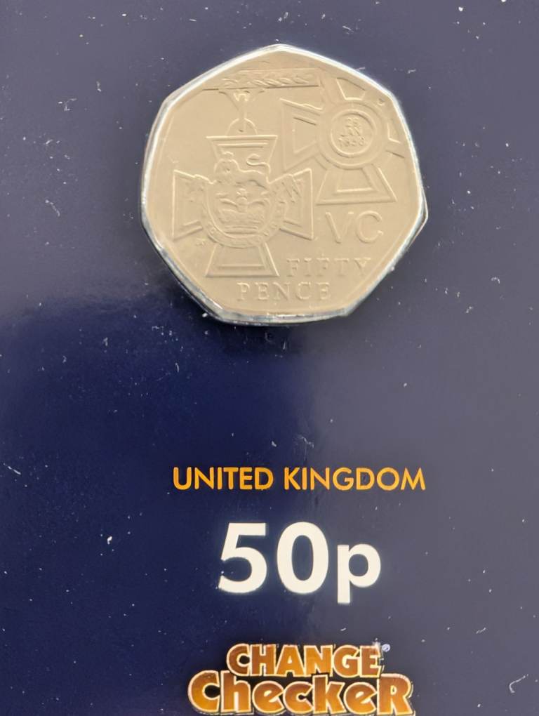 50p 2006 Victoria Cross heroic acts.