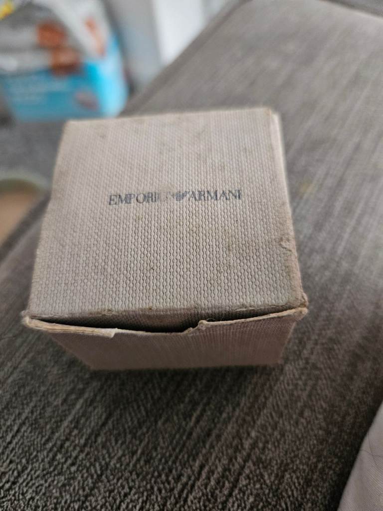 Sterling silver Armani rings