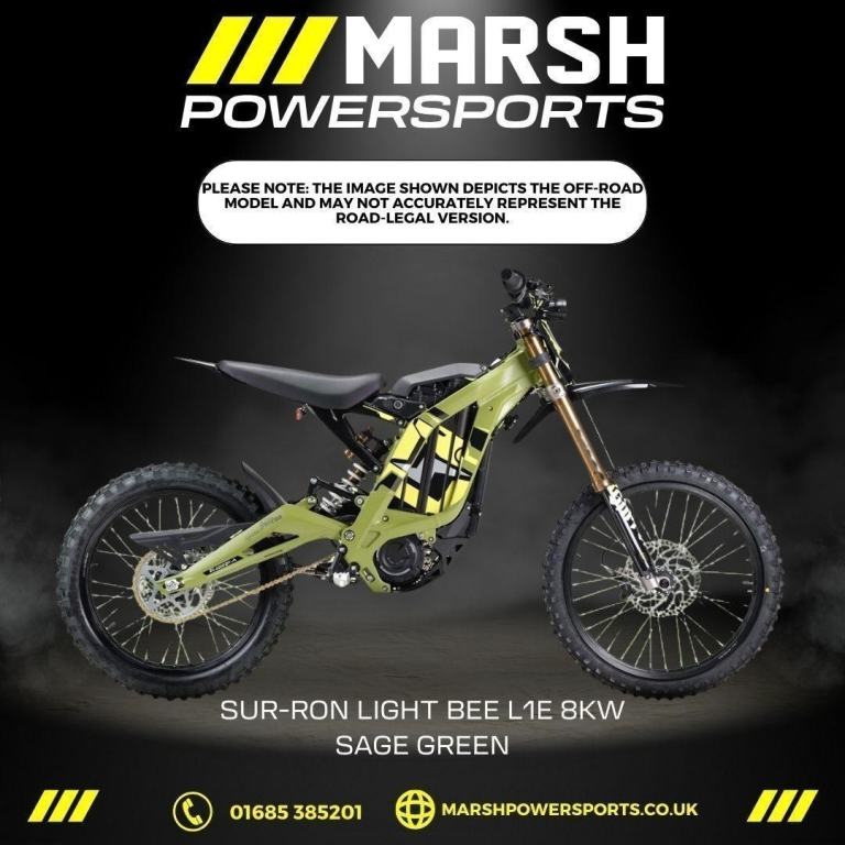 Sur-Ron Light Bee L1E 8KW - Sur-Ron Main Dealer - NEW Model-Finance Available