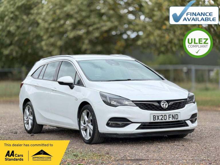 2020 Vauxhall Astra 1.4i Turbo SRi Nav Sports Tourer CVT Euro 6 (s/s) 5dr ESTATE Petrol Automatic