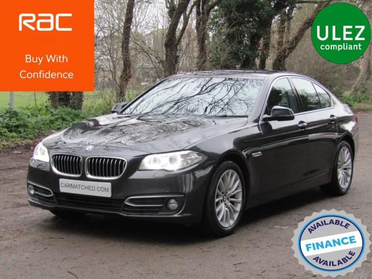 BMW 5 SERIES 520d Luxury 4dr Step Automatic * HUGE SPEC * £35 TAX * EURO 6 *