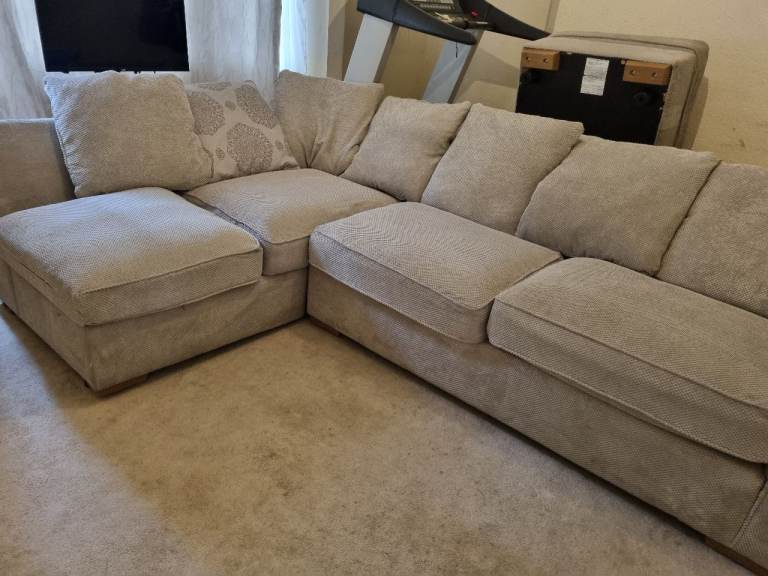 image for Corner sofa L shape  good condition dlevery available 