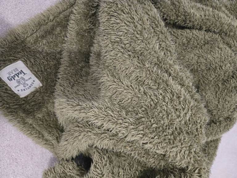 Green Throw Teddy Bear Soft