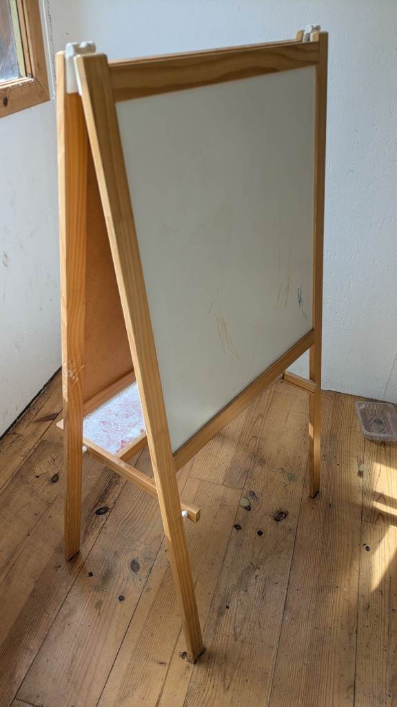 TAKEN - Whiteboard/blackboard easle stand for children