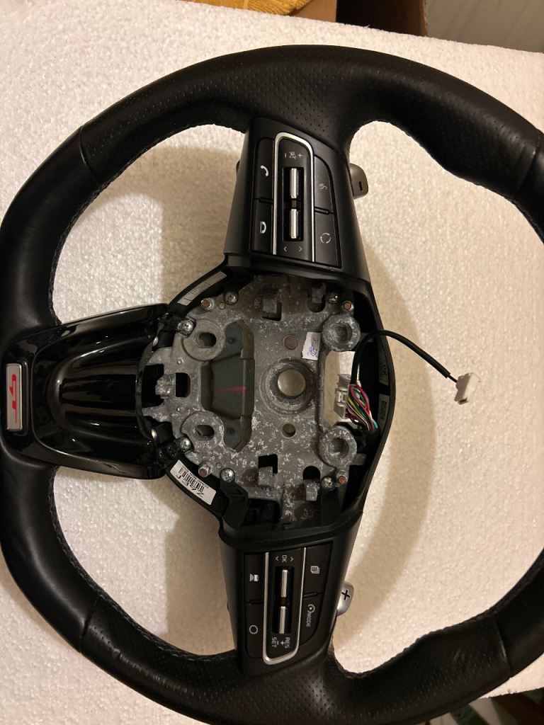 KIA GTI steering wheel
