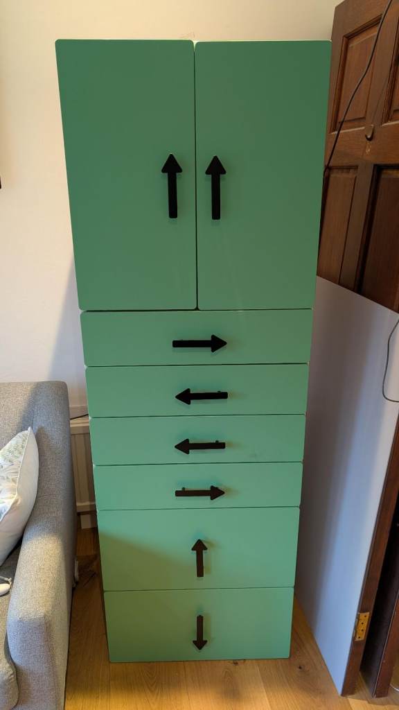 Green SMÅSTAD Wardrobe (60x42x181cm)