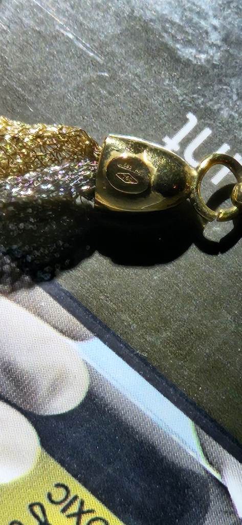 Broken 18ct gold necklace for scrap 11.5g hallmarked 18k